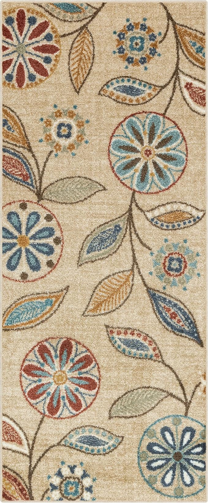 Maples Rugs Reggie Floral Runner Rug