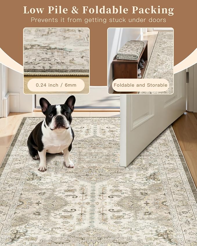 Madane Hallway Runner Rug 2'6''x16' Kitchen Runner