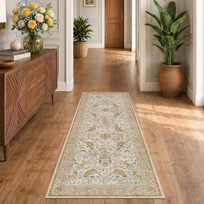 Hazo Haus Boho Long Bathroom Runner Rug 2x6