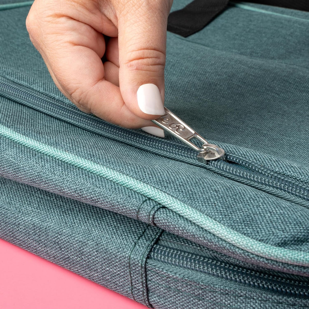 We R Makers Crafter's Shoulder Tote Bag, Mint - Craft Organizer and Storage for Art Supplies, Carrying Case