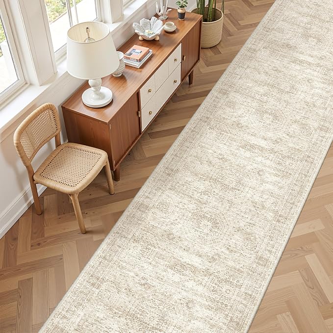 Washable Runner Rug 2.5x14, Non-Slip Long Hallway Runner