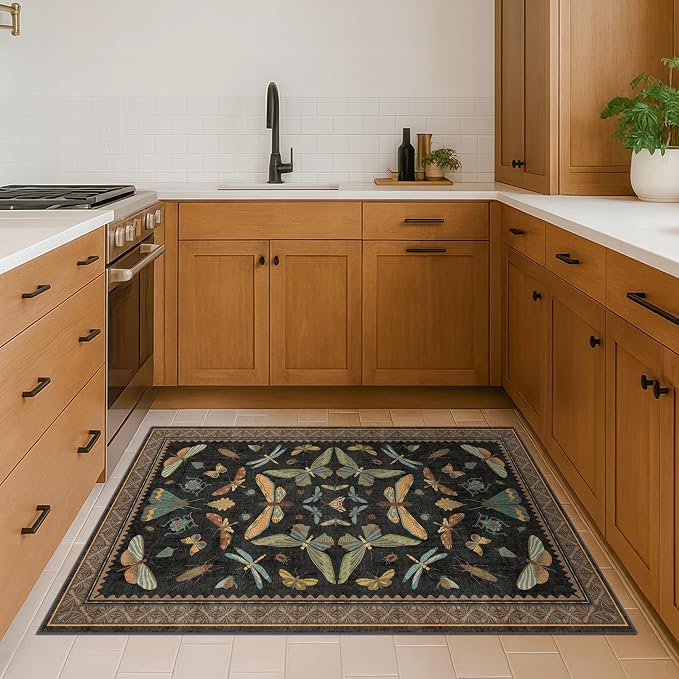 3x5 Entryway Rug Non Slip Washable
