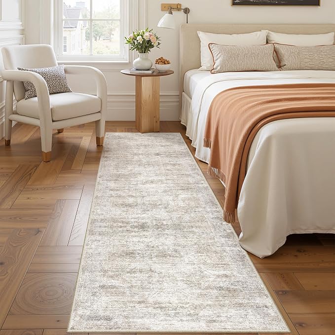 2x7 Runner Rug Non Slip, Thin Entryway Washable Rug