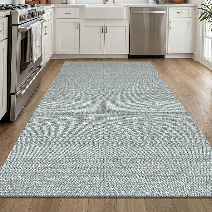 EARTHALL Washable Area Rug 4x6 Ft Non Slip Rugs