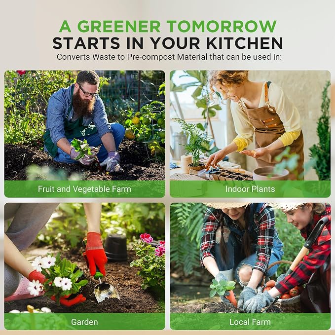Nutrichef 3L Electric Kitchen Composter