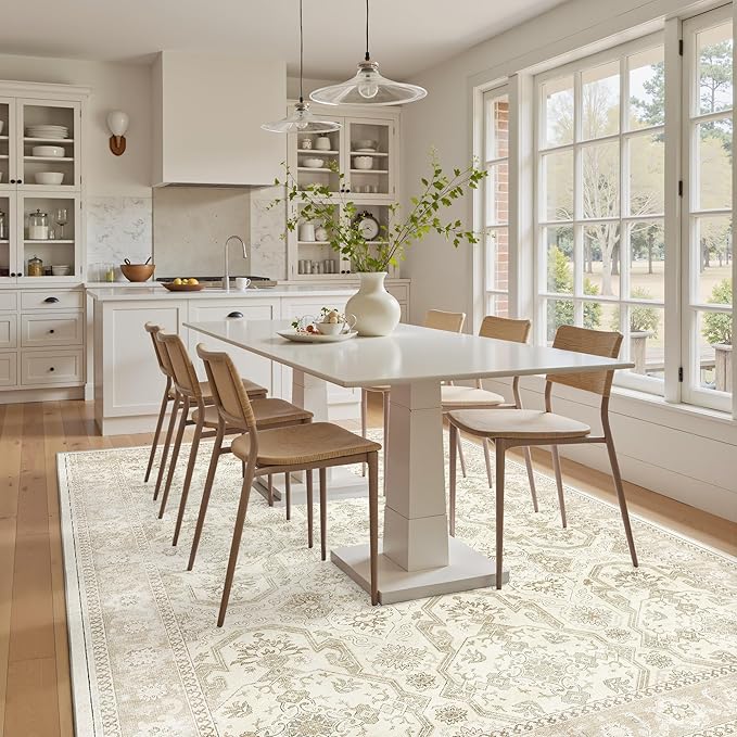 Soalmost Area Rugs 5x7, Washable Rug, Stain Resistant 5x7 Area Rugs