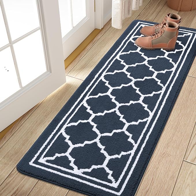 Buganda Long Indoor Door Mat, Dirt-Resistant and Absorbent Doormat, Low Profile
