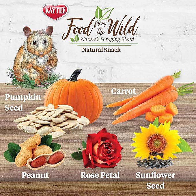 Kaytee Food, Small Pet Snack | Natural | For Rodents | 2 Ounces | Pack of 2