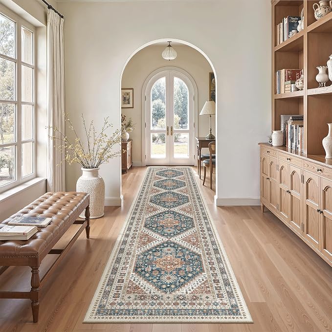 Madane Hallway Runner Rug 2x12, Extra Long Washable Runner Rugs