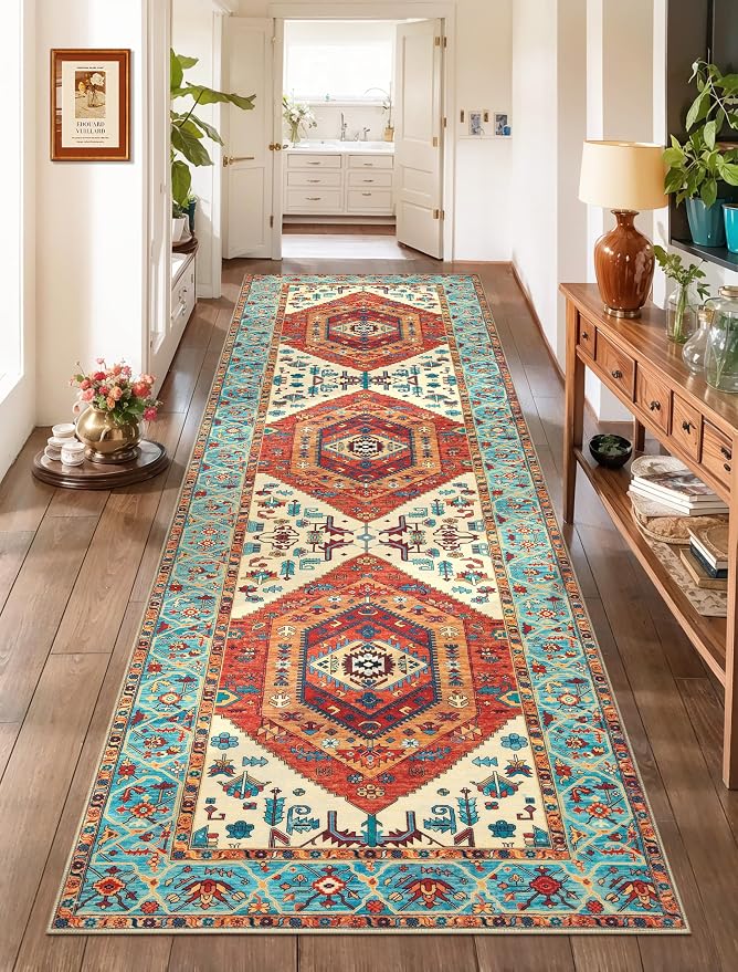 SERISSA Boho Washable Runner Rug