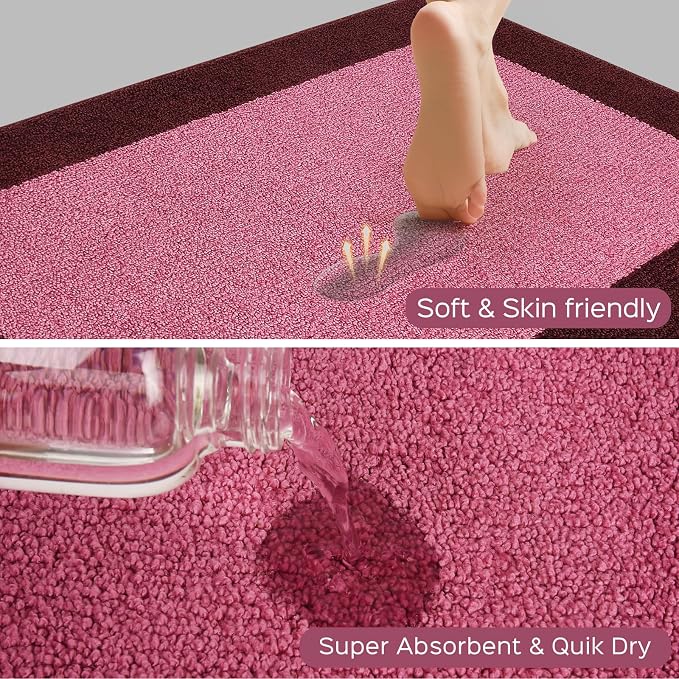 Machine Washable Kitchen Rug 24" x 70", Non Slip Kitchen Mat