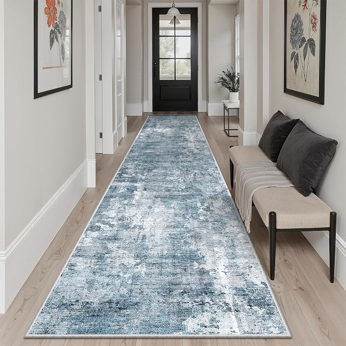 Soalmost Runner Rug 2'6" x 12' Washable Non-Slip 2.5x12 ft Long Runner Rugs