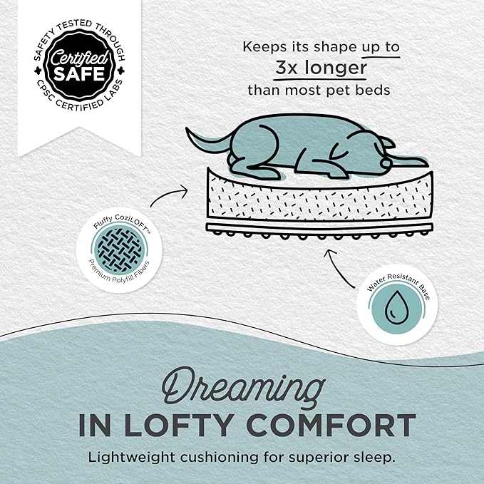 Best Friends by Sheri Patterned Lux Faux Fur Calming Donut Dog Bed, Gray, Extra Small, 18x18