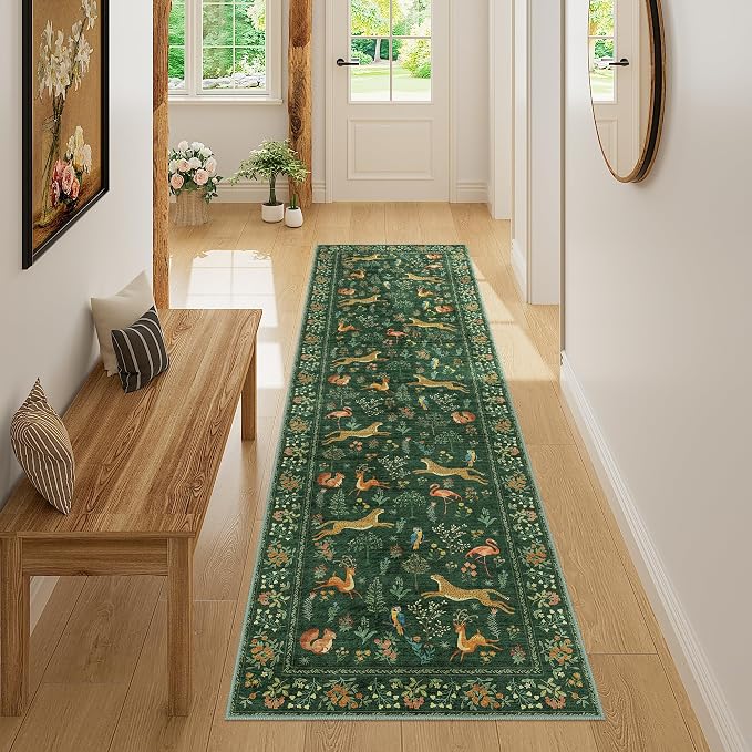 DUKINO Runner Rug, 2x7 Washable Kitchen Rugs