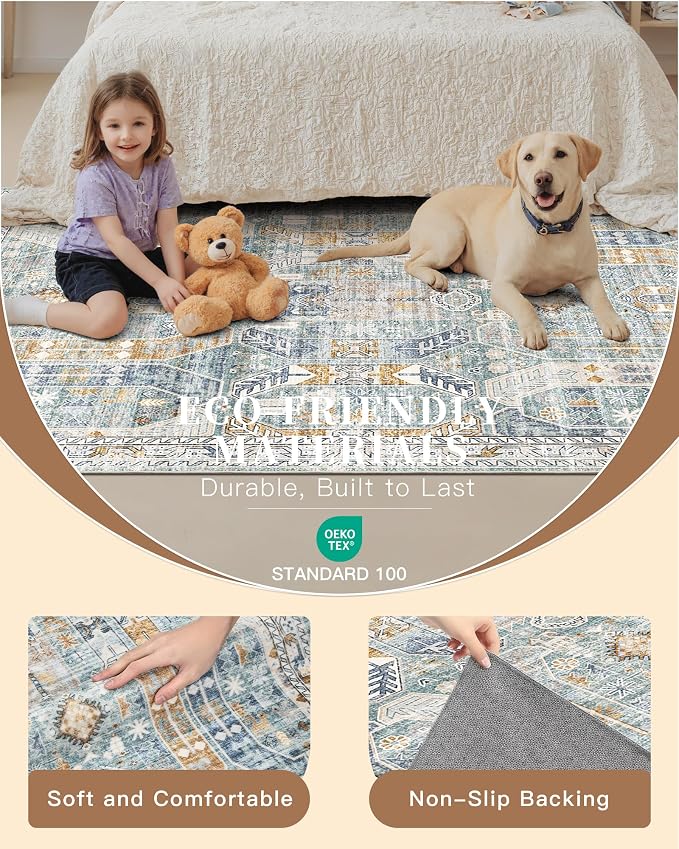 Madane Washable Runner Rug