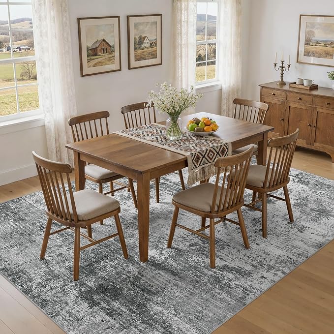 UERMEI 8x10 Area Rug for Living Room