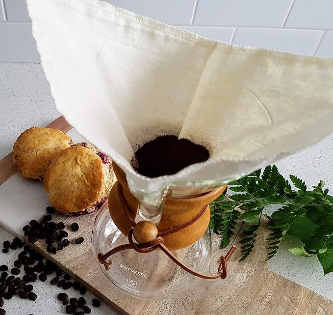 Pour Over Reusable Cloth Coffee Filter