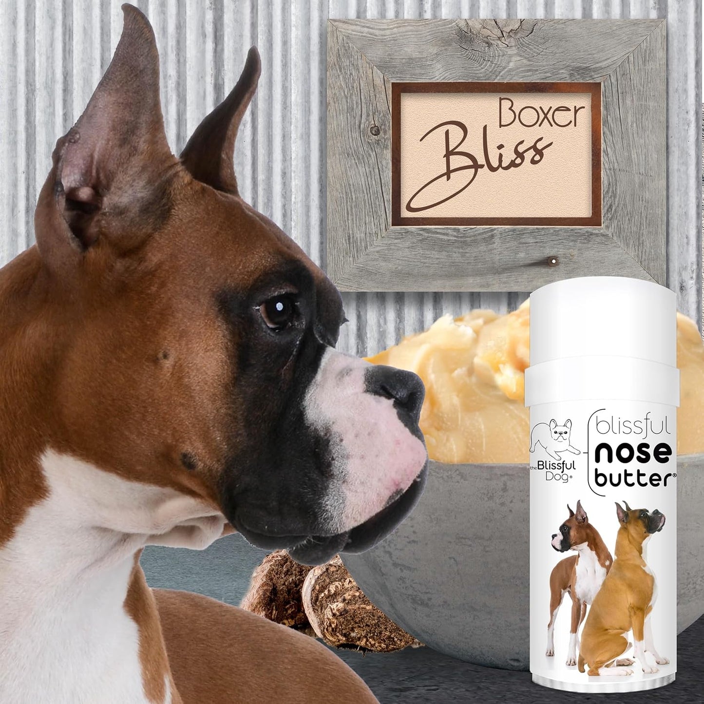 The Blissful Dog Show Boxer Unscented Nose Butter, 2 oz Tube
