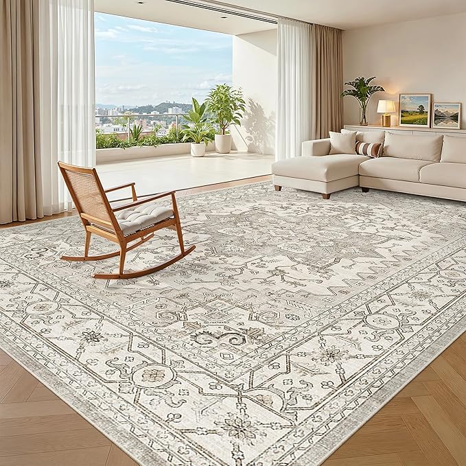 Madane Washable Rug 8x10 Area Rugs
