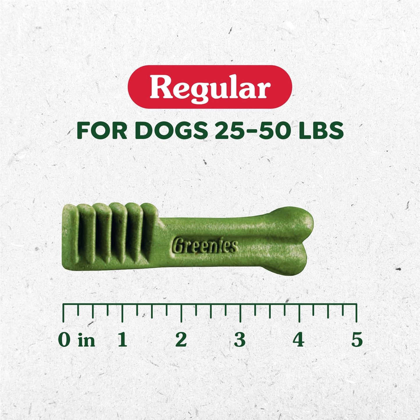 Greenies Regular Dental Dog Treats, Fresh Flavor, 12 oz. Pack (12 Treats)