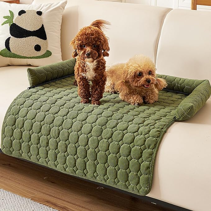 Dog Couch Bed Non Slip Dog Couch Cover Washable Non-Slip Pet Protector for Dogs & Cats, Soft Washable Dog Sofa Bed for Couch Sofa Chair & Bed