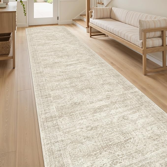 Soalmost Runner Rug 2'6" x 10' Washable Non-Slip Runner Rugs