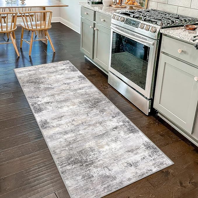 IOHOUZE Abstract Runner Rug 2x7 Ft Washable Runners