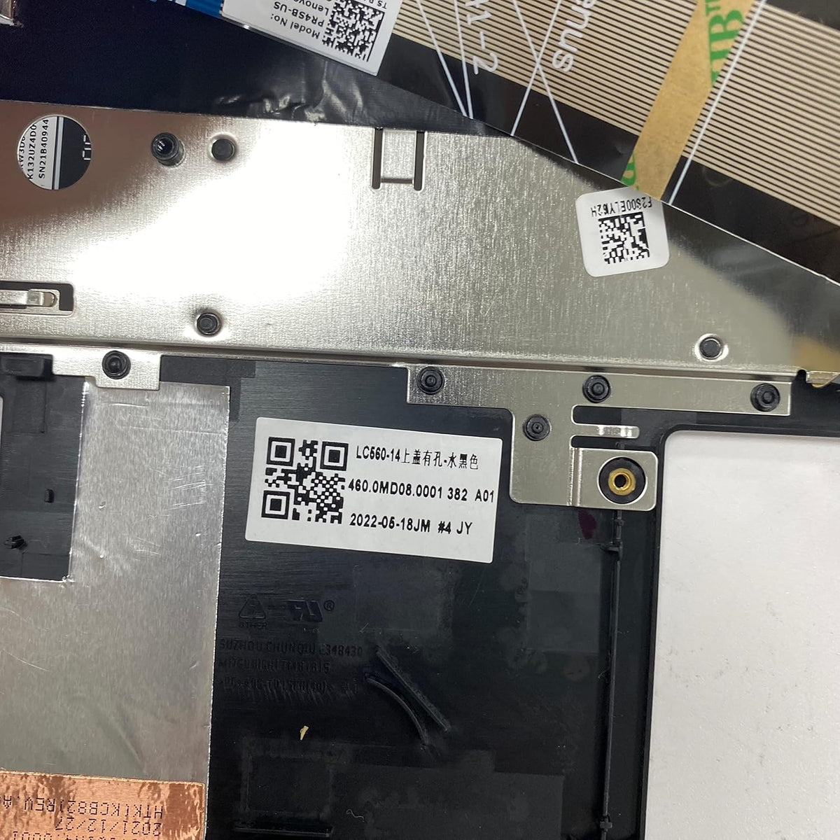 Replacement Laptop Upper Case Palmrest Backlit Keyboard Touchpad Assembly Part for Le novo Flex 5-14IIL05 ARE05 ITL05 5CB0Y85490 Gray
