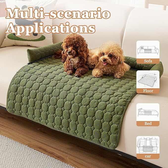 Dog Couch Bed Non Slip Dog Couch Cover Washable Non-Slip Pet Protector for Dogs & Cats, Soft Washable Dog Sofa Bed for Couch Sofa Chair & Bed