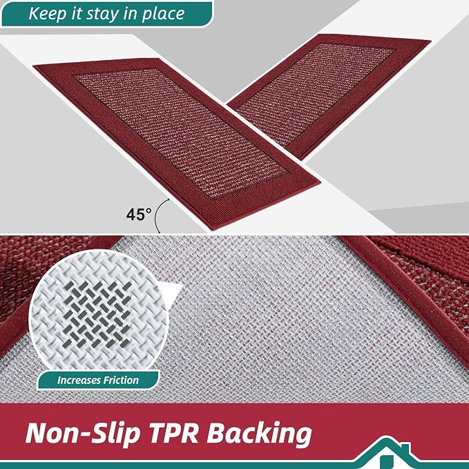 BEQHAUSE Indoor Door Mat 32" x 48", Dirt Trapper Door Mats Non-Slip Entryway