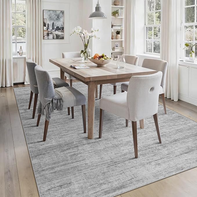 Area Rugs 9x12 for Living Room, Non-Slip Backing Machine Washable Rugs