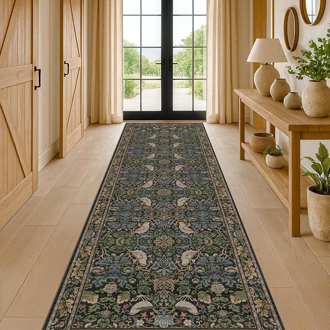 10 ft Long Vintage Runner Rugs for Hallways