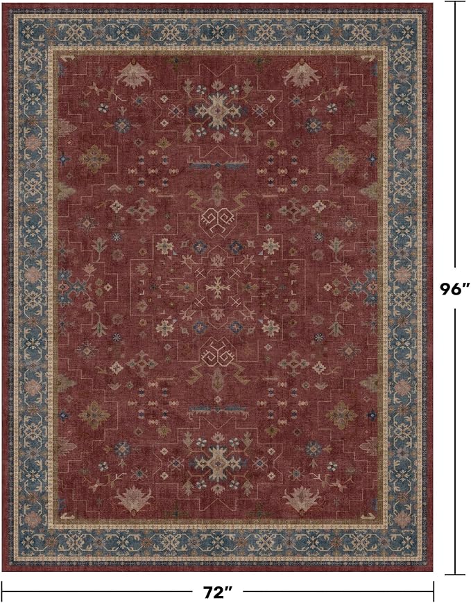 6x8 Dining Room Rugs for Under Table