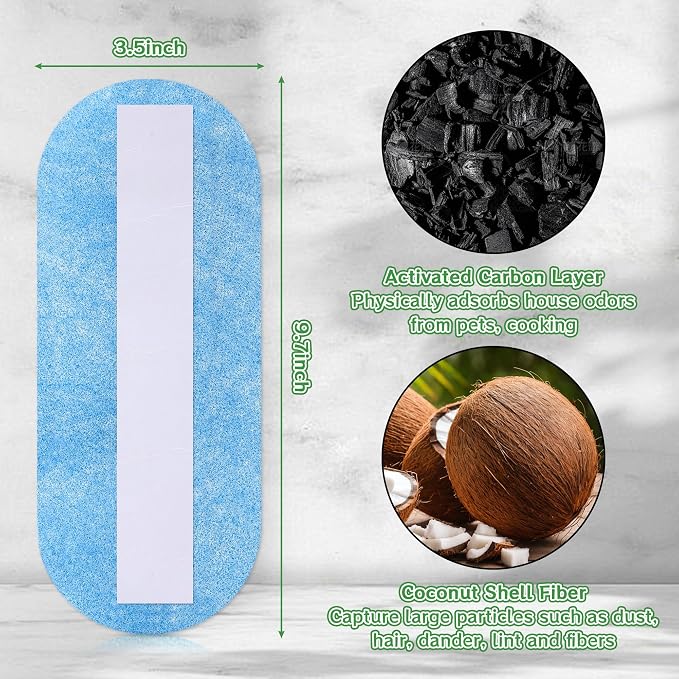 15Pcs Ceiling Fan Air Purifier Filters, Made