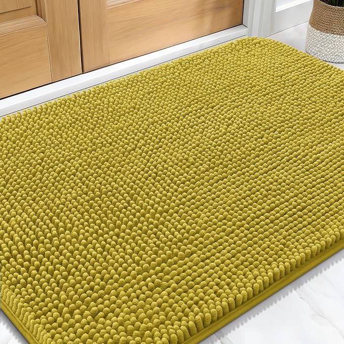 OLANLY Dog Door Mat for Muddy Paws 30x20, Absorbs Moisture and Dirt, Absorbent