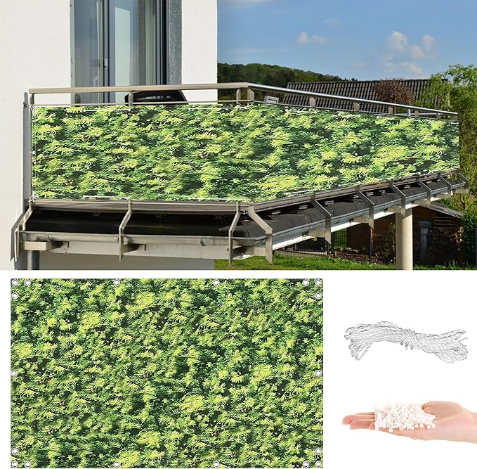 Privacy Screen Protector 3.3' x 3.3' Durable UV-Resistant Patio Privacy Screens