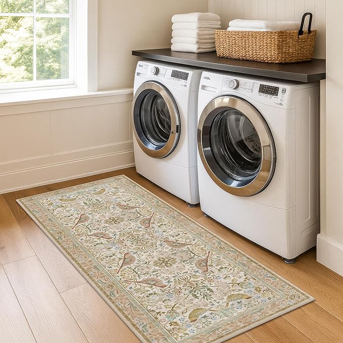 Hazo Haus Boho Bathroom Runner Rug 2x5