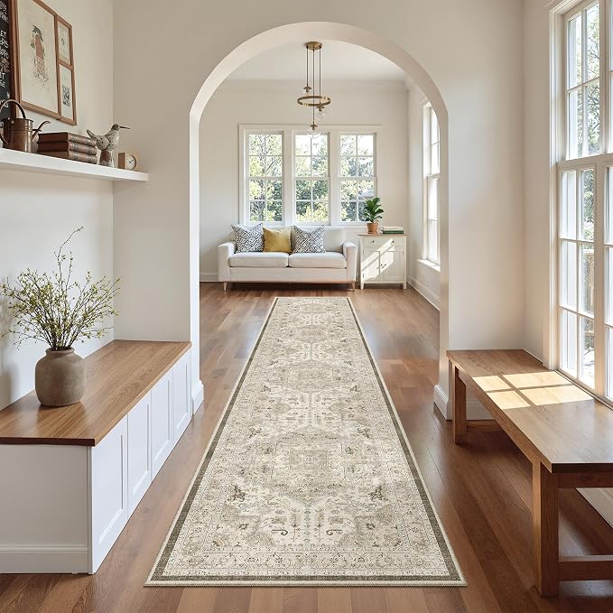 Madane Hallway Washable Runner Rug
