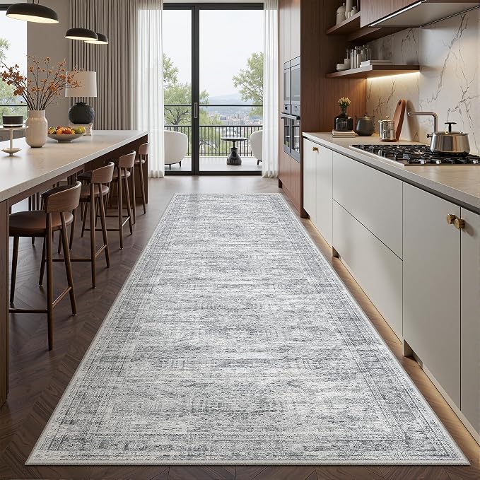 Kitchen Runner Rugs Non Skid Washable