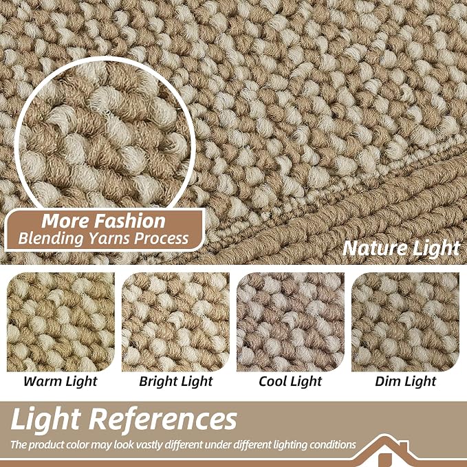BEQHAUSE Indoor Door Mat 32" x 48", Dirt Trapper Door Mats Non-Slip Entryway