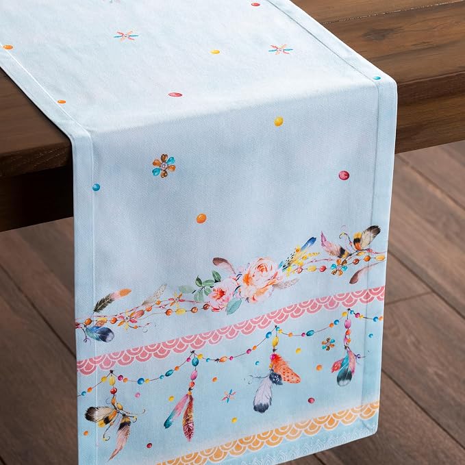 Maison d' Hermine Table Runner 100% Cotton 14.50" x 72" | Table Runners 72