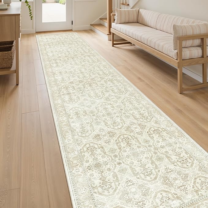 Soalmost Runner Rug 2x10 Washable Non-Slip Hallway Runner Rugs