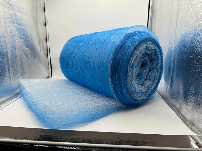 wioboy Paint Booth Exhaust Filter Roll, Spray Booth Filter, Fiberglass Paint