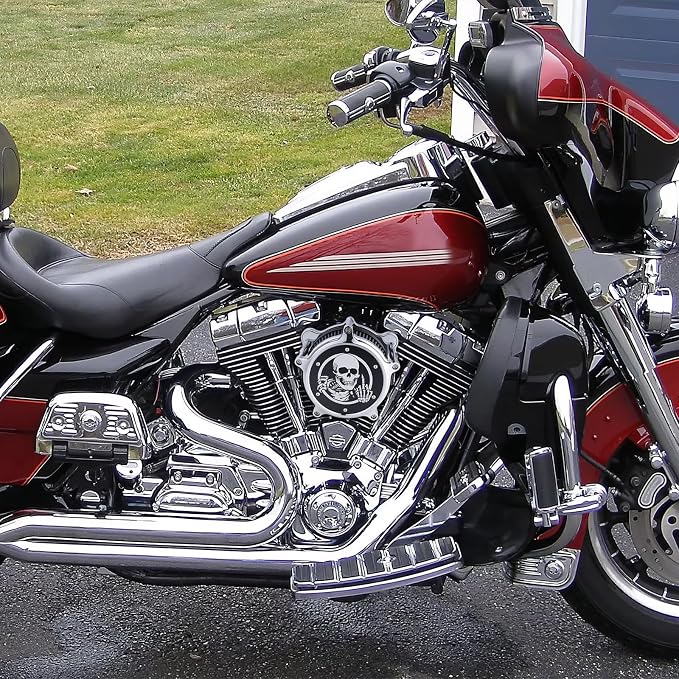 Motorcycle Air Filter Skull Style Air Cleaner