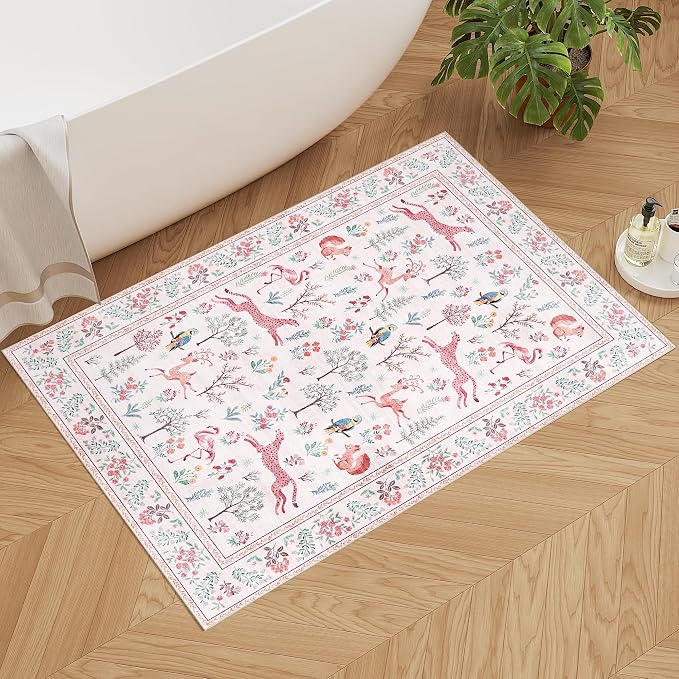 DUKINO 2x3 Rug, Washable Animal Rugs