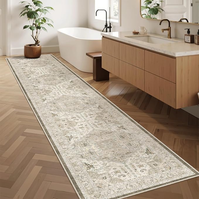 Madane Hallway Washable Runner Rug