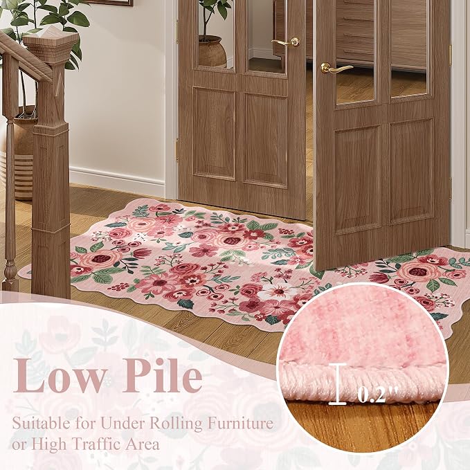 DUKINO Washable 2.6x12 Runner Rug