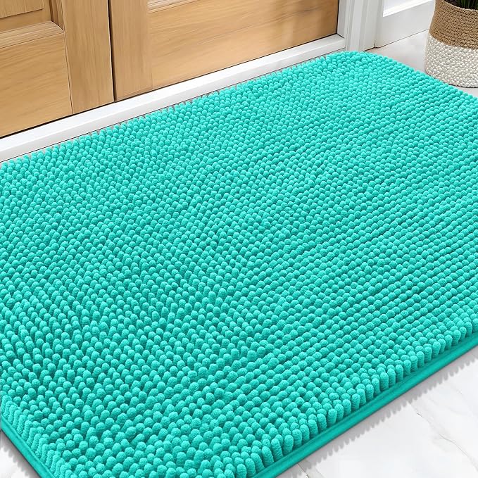 OLANLY Dog Door Mat for Muddy Paws 30x20, Absorbs Moisture and Dirt, Absorbent