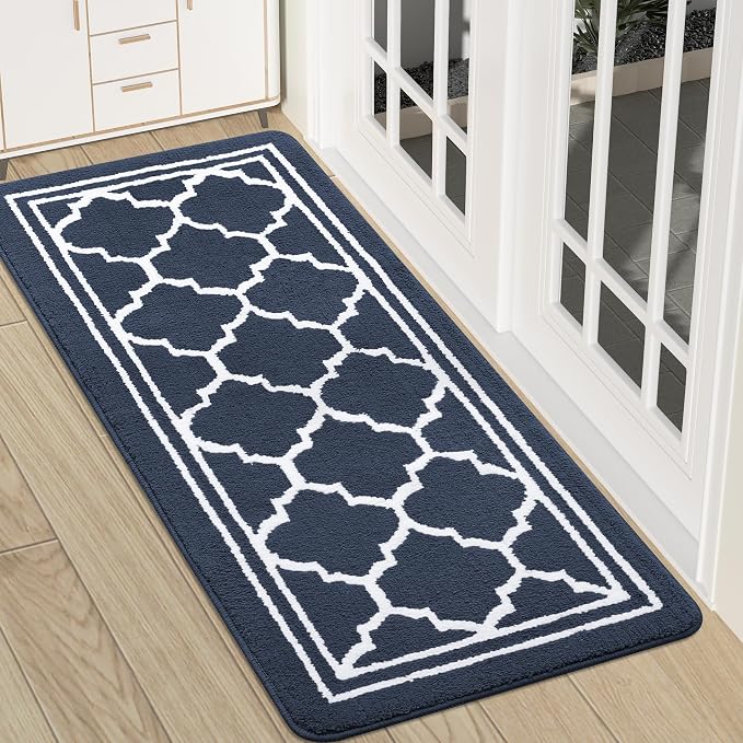 Buganda Runner Indoor Door Mat, Dirt-Resistant and Absorbent Doormat, Low