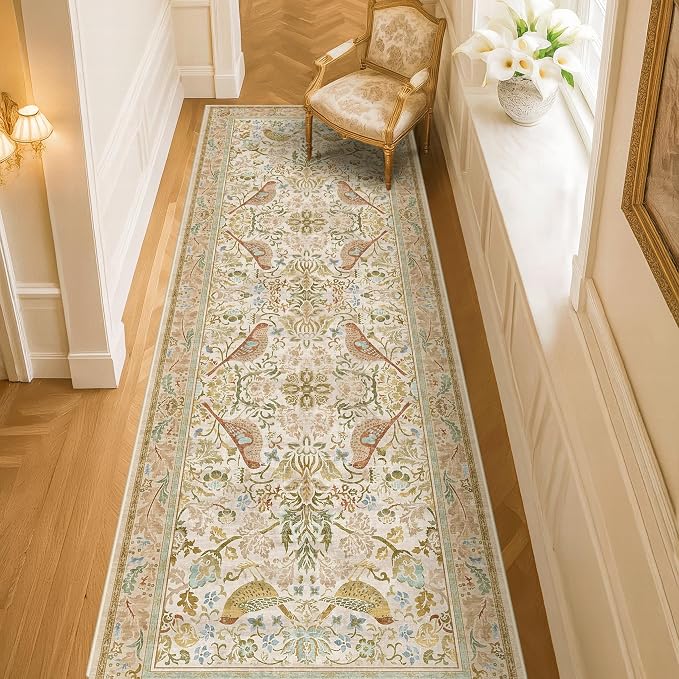 Hazo Haus Boho Long Bathroom Runner Rug 2x6